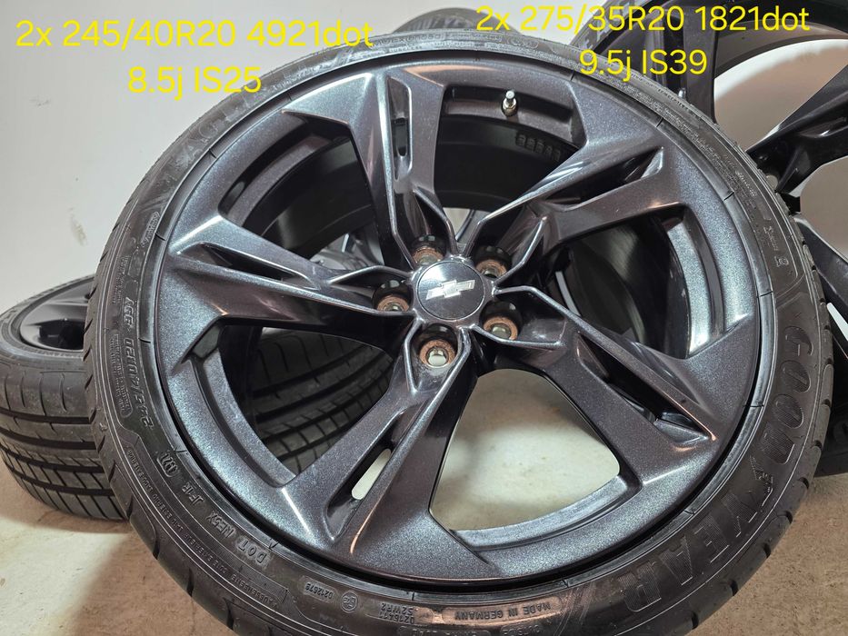20 цола Оригинални джанти chavrolet camaro gen6 245 40R20 275 35R20