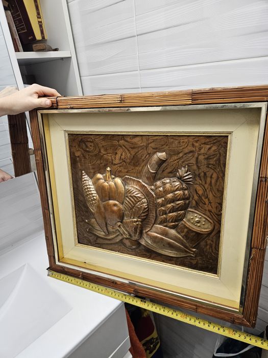 Tablou metalic , basorelief