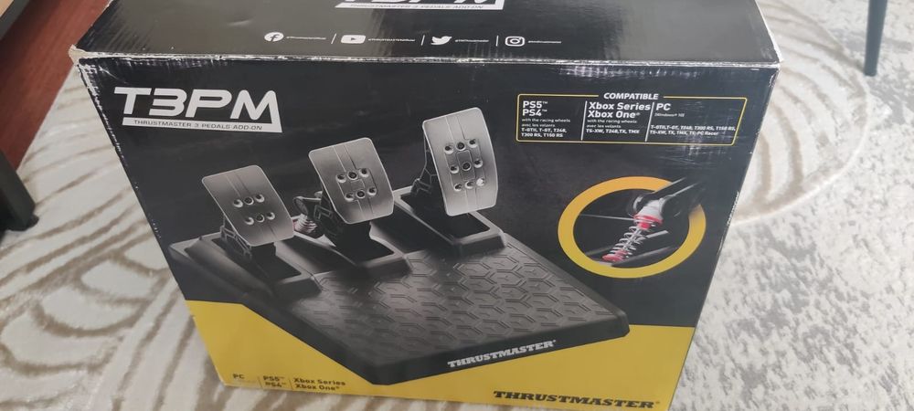Новые педали thrustmaster t3pm