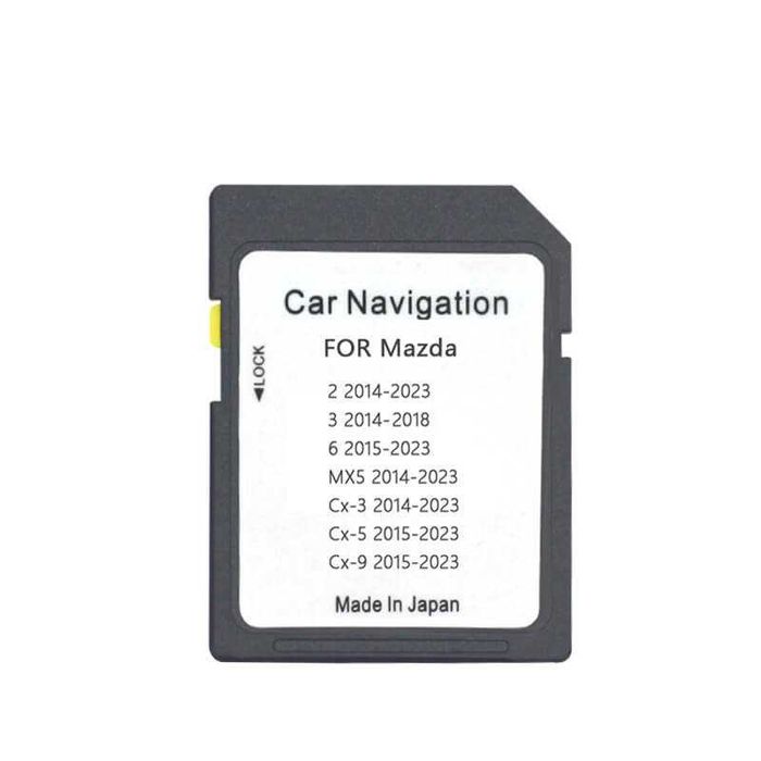 SD Карта за Навигация Mazda 2, 3, 6, CX-3, CX-5, CX-9, MX-5
