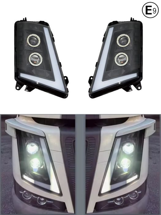 Комплект LED Фарове с къси, дълги и дневни DRL светлини за VOLVO FH4 / FM4 2012+