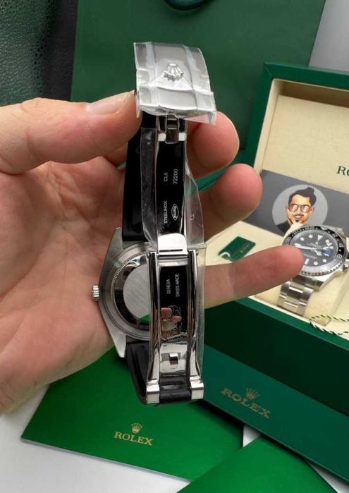 Rolex Sky-Dweller гума/сребро