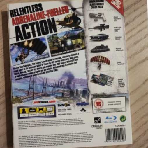 Just Cause 2 Limited Paper Sleeve edtion Poster PS3 Playstation 3 ПС3