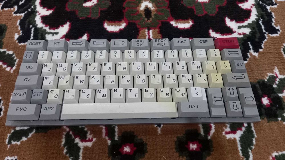 Клавиатура 1987г компьютера Vintaje Электроника МС 0511