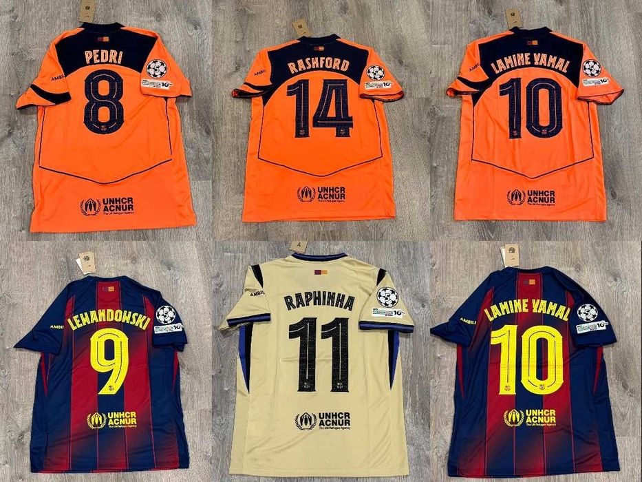 Tricou Barcelona fotbal 25/26 - personalizat