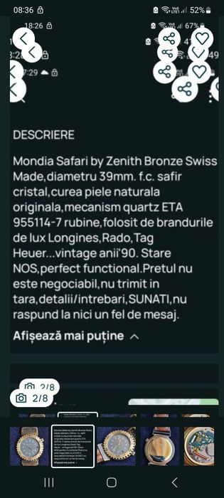 Zenith-Mondia Safari Bronze by Zenith