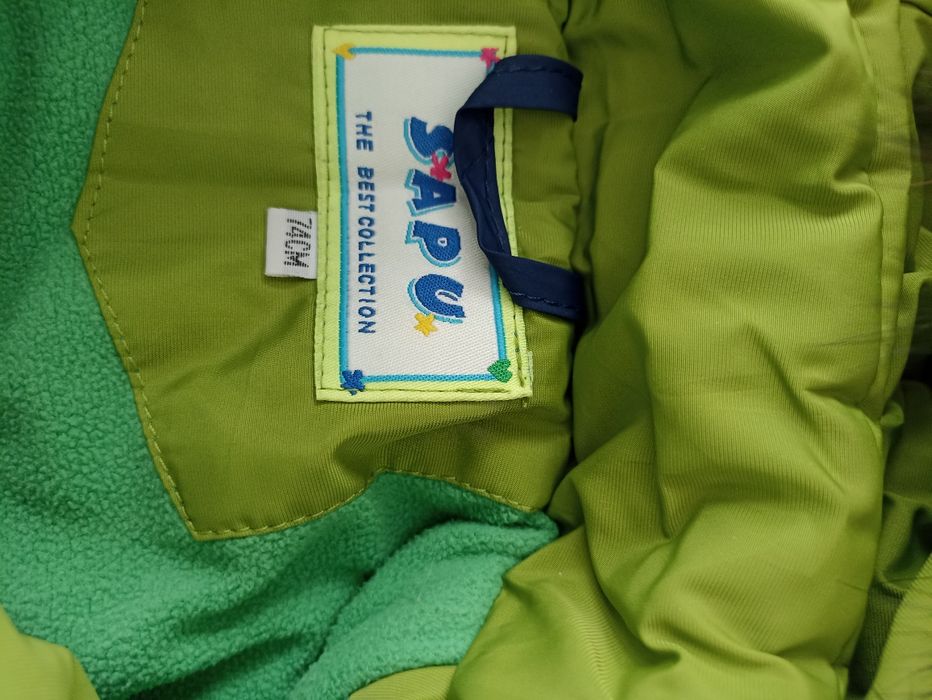 Детский зимний куртка комбенизон