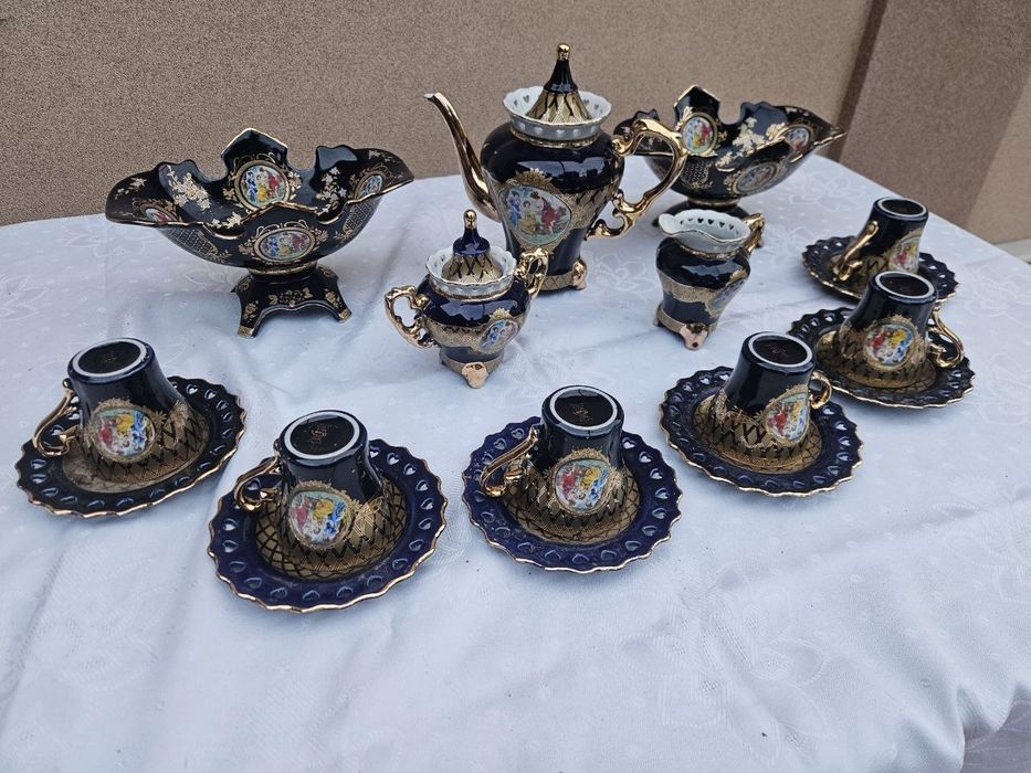Thun - Чешский фарфоровый сервиз 24K Gold, Мадонна