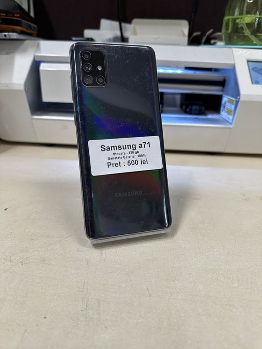 Samsung a71 / 128 gb / Impecabil ca Nou / garantie/ folie sticla cadou