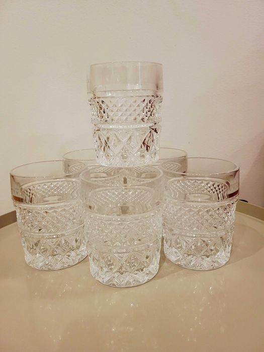 Set pahare whisky cristal