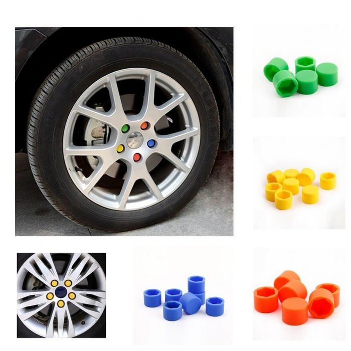 SET capace prezon prezoane cauciuc 20 buc pentru cap de 17