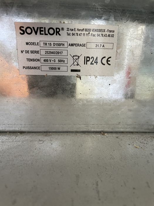 Vand aeroterma 15kw la 380v