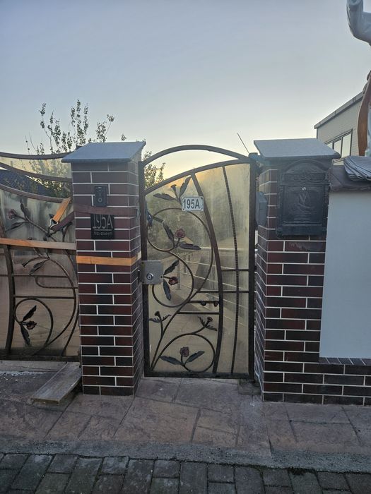 Porți si gard din fier forjat cu model si deosebit