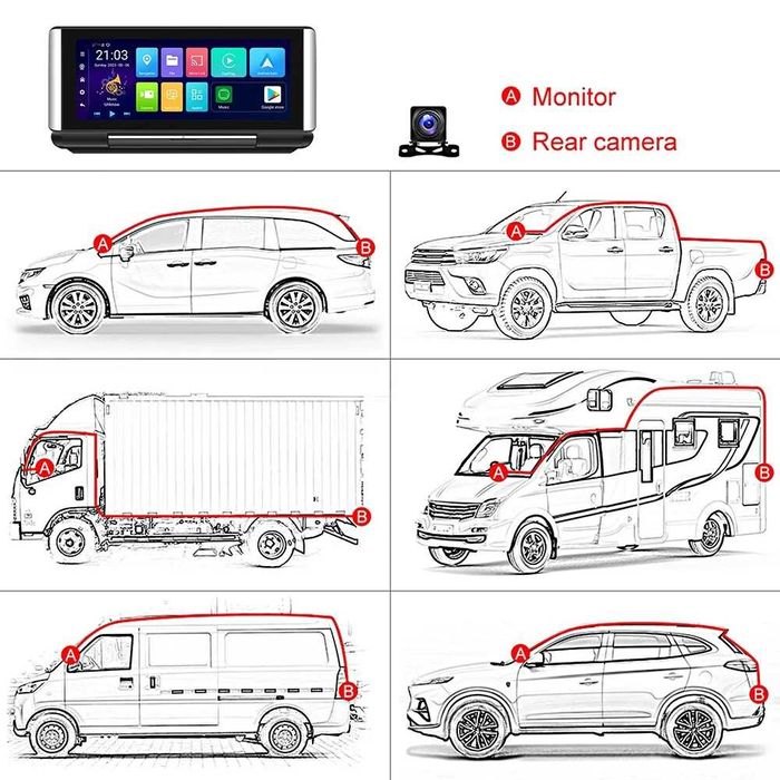 Navigatie Auto UNIVERSALA, Navigatie portabila Android 13 Universala