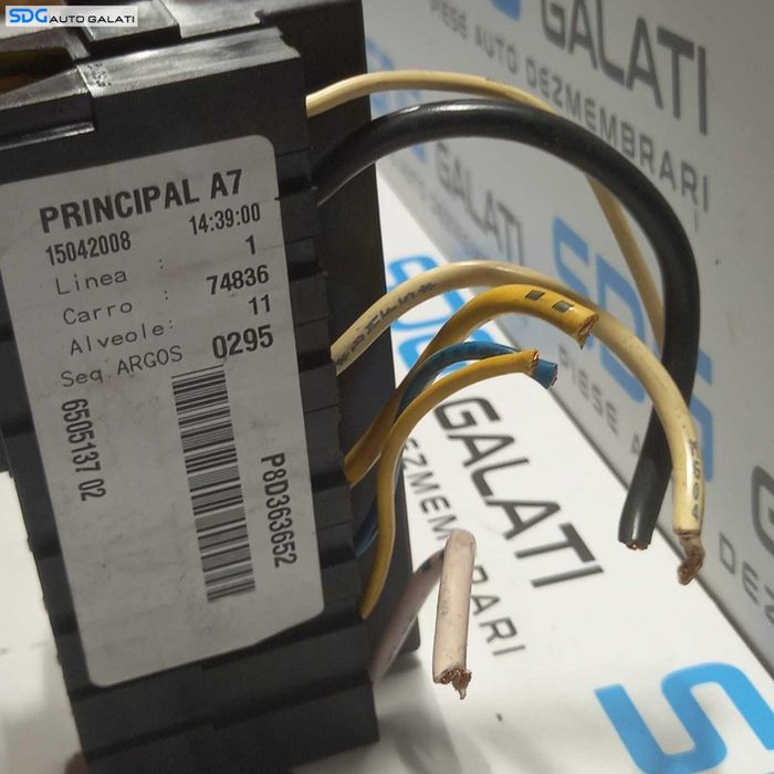 Panou Tablou Relee Sigurante Peugeot 307 2001 - 2008 Cod 9636079380 [2139]