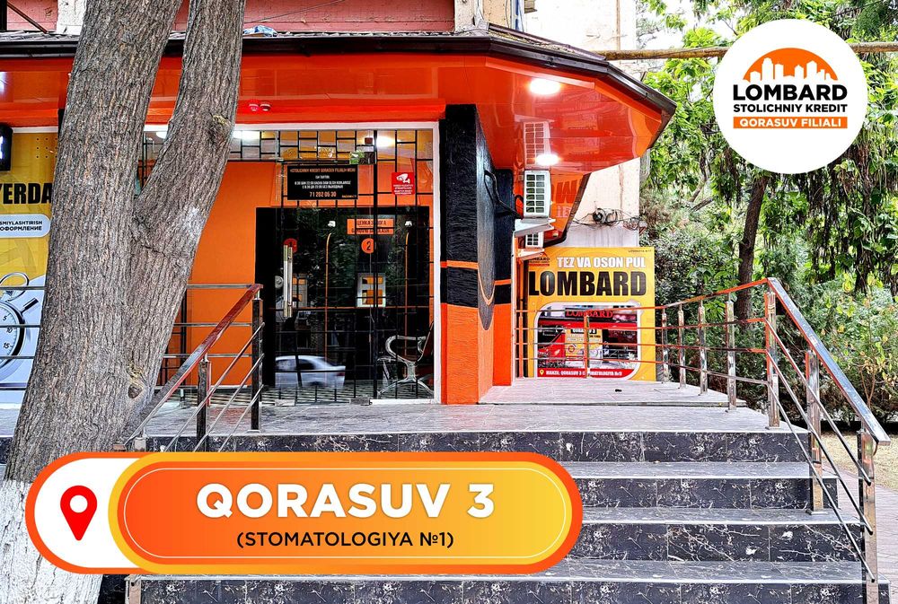 "Stolichniy Kredit Qorasuv 3" Garov Evaziga Ломбард