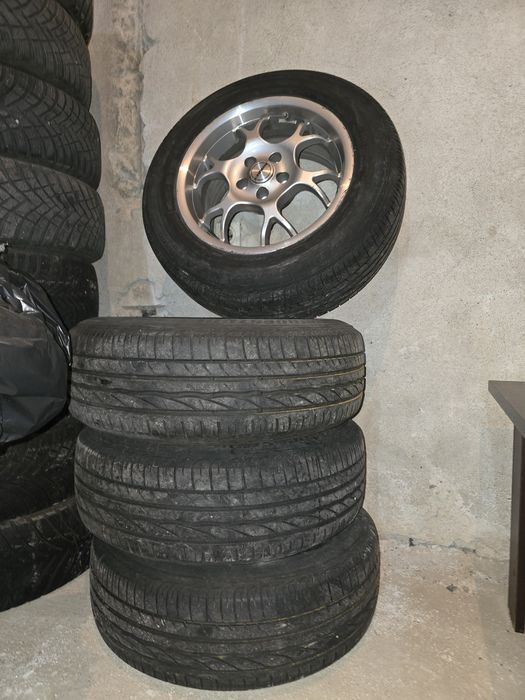 Джанти Borbet с гуми Bridgestone 195/65/15  5х100