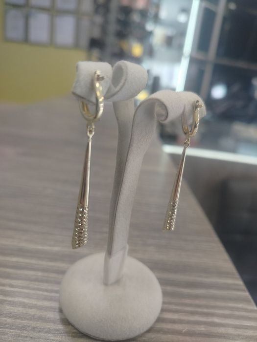 НОВИ Златни Обеци 3.34гр / 14К