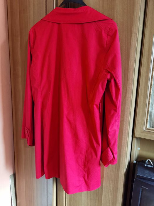 Дамско стилно червено манто