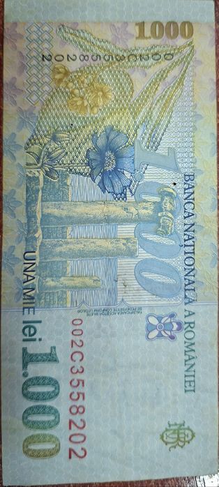 Bancnota 1000 lei  1998