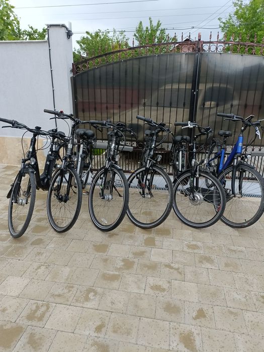 Bicicleta electrica asistata  aluminiu made in germany ,shimano nexux 8 led fata+spate motor central e novation  giant prophete kalkhoff hansa liv