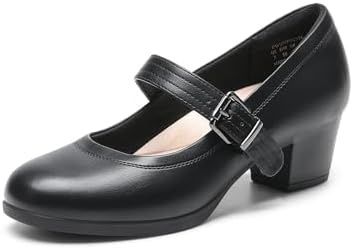 DREAM PAIRS Mary Jane pantofi de damă cu toc gros 38 pe negru
Pantofi