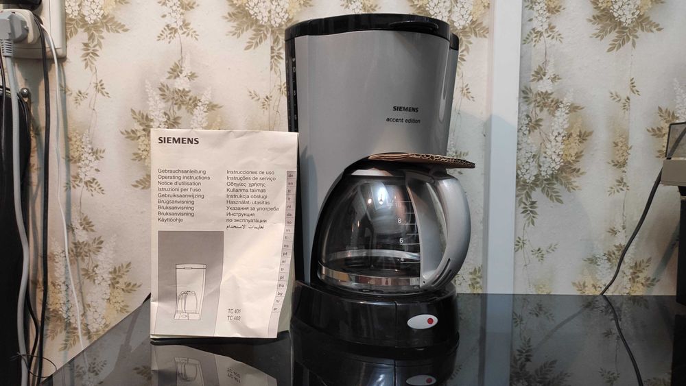 Кофеварка Siemens TC40109 accent edition - сборка Германия.