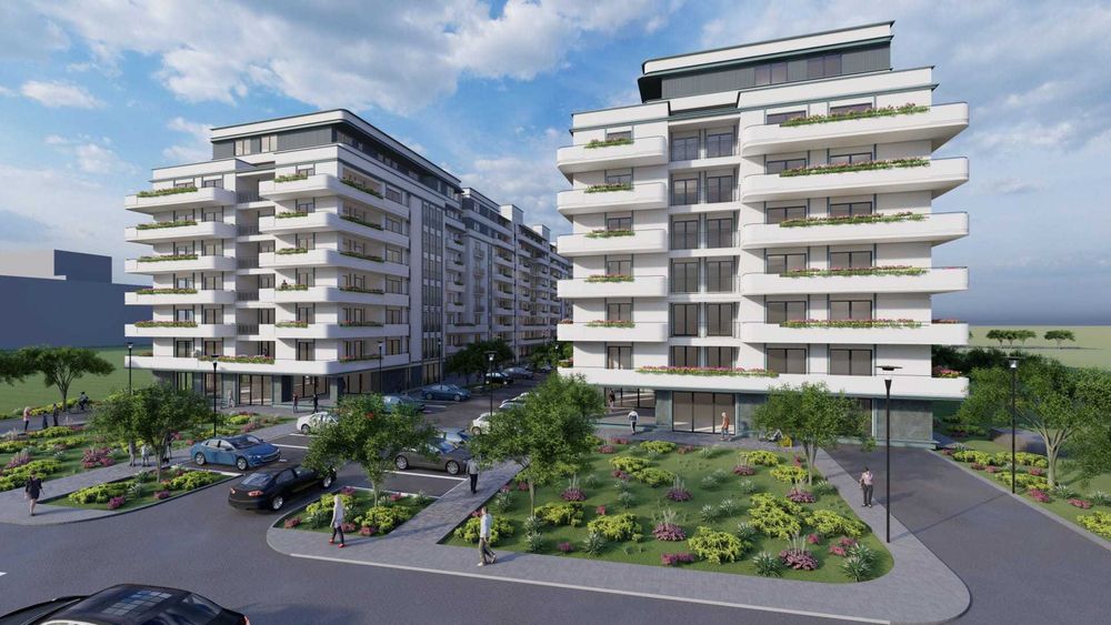 Spacious studio apartment in Pipera | 53.2 sq m | Close to the metro.
