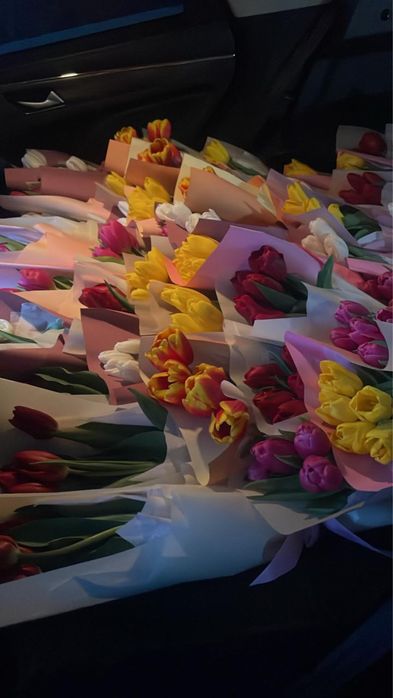 Тюльпаны на 8 марта