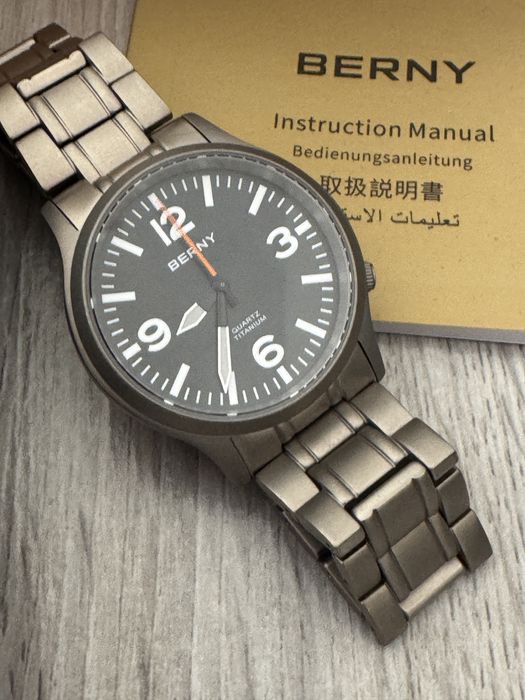 Ceas Berny Titanium quartz. Unisex