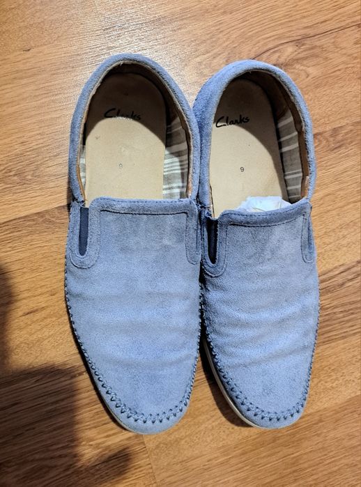 Обувки Clarks естествен велур 43