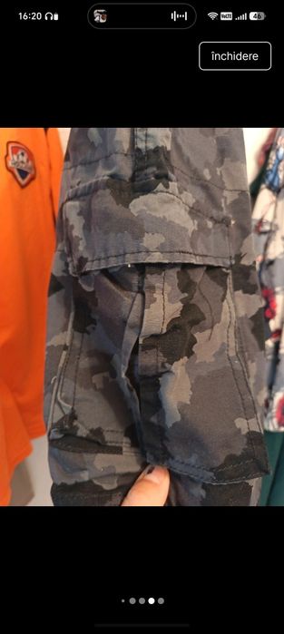 Pantaloni scurți cu buzunare Army , mărime 46 bărbat XL XXL