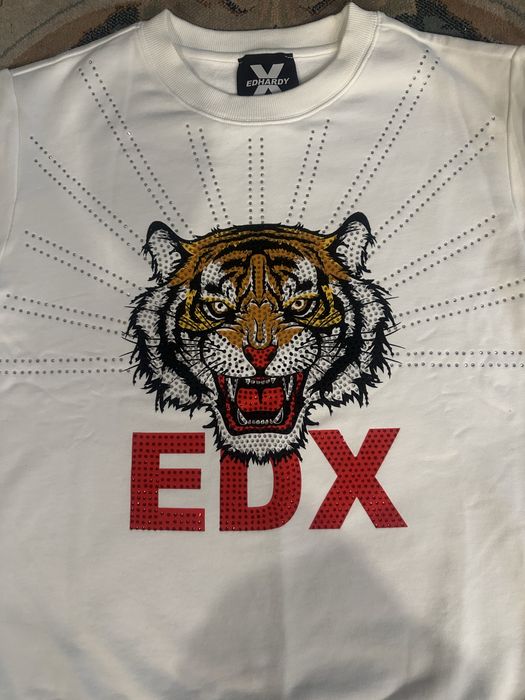 Свитшот Ed Hardy Tiger белый