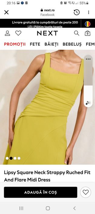 Rochie petrecere  de la Next,M