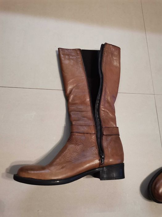 Cizme dama Flavia Passini maro/caramel