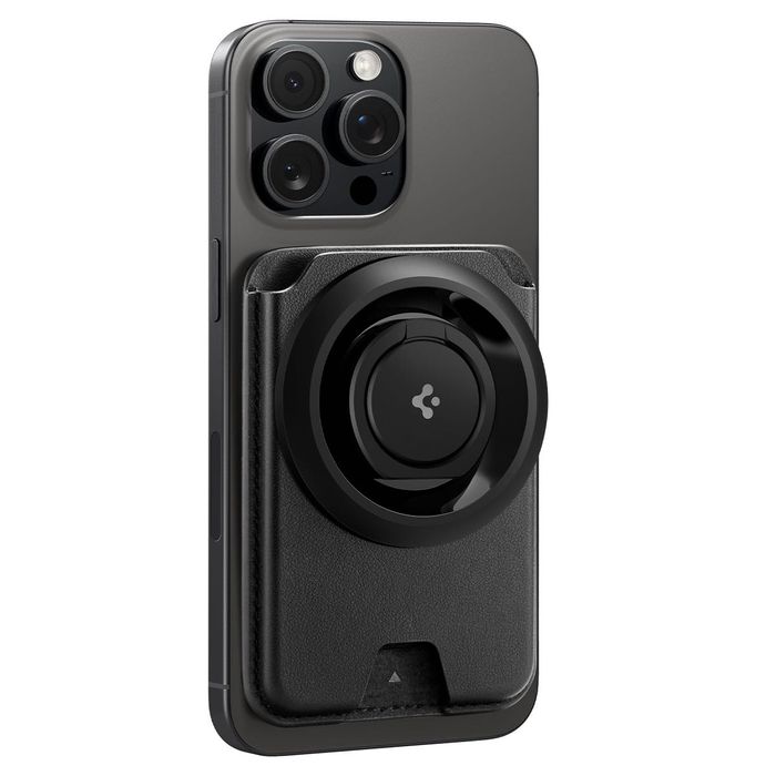 Spigen Valentinus MagSafe 3 Card Holder (MagFit Plus) – кожен портфейл