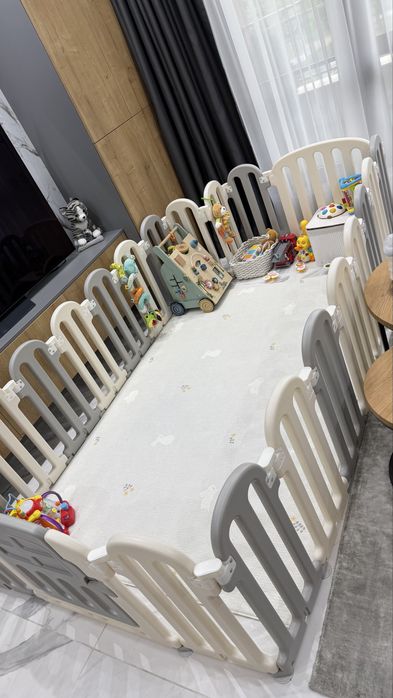 Сгъваема бебешка ограда ecoplay Арена