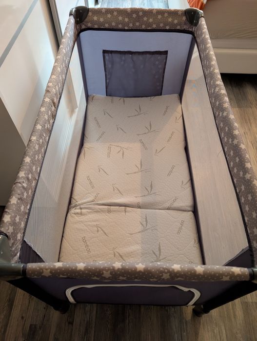 Детска кошара с два матрака  / детско легло Bebino на две нива