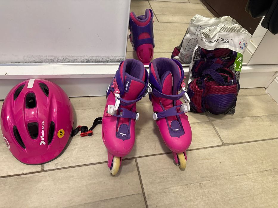 Role cu genunchiere,cotiere și cască