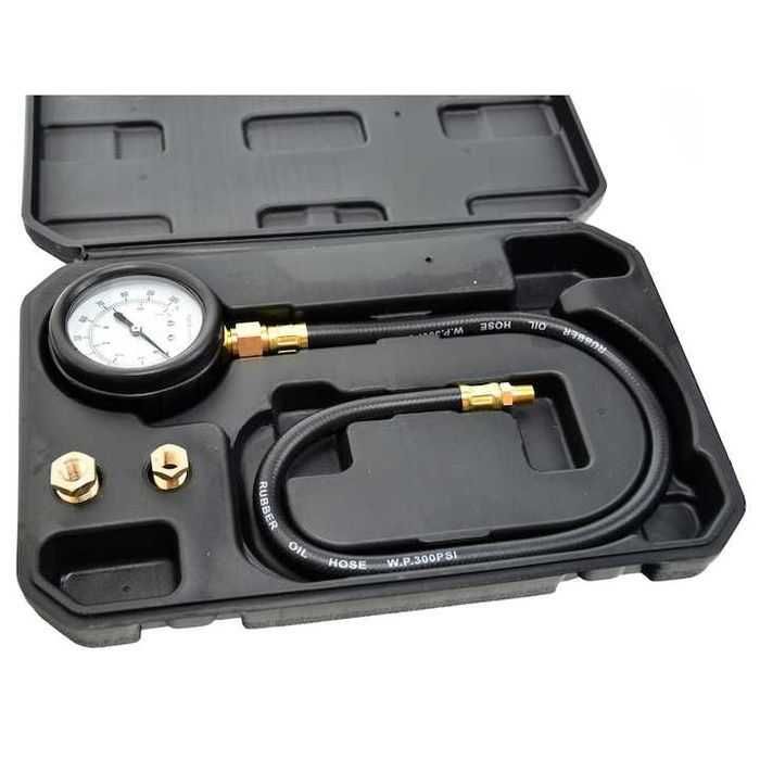 Aparat de masurarea presiune ulei,0-7BAR,3adaptoare,1/8" 1/4" 3/8",nou