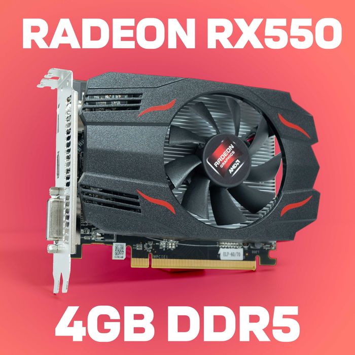 Продаются видео карты GTX 1050TI 4GB AMD RX550 4GB