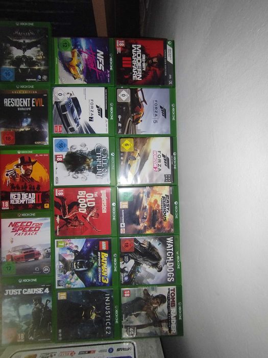 Jocuri Xbox one de vânzare prețurile sunt afișate pe poză