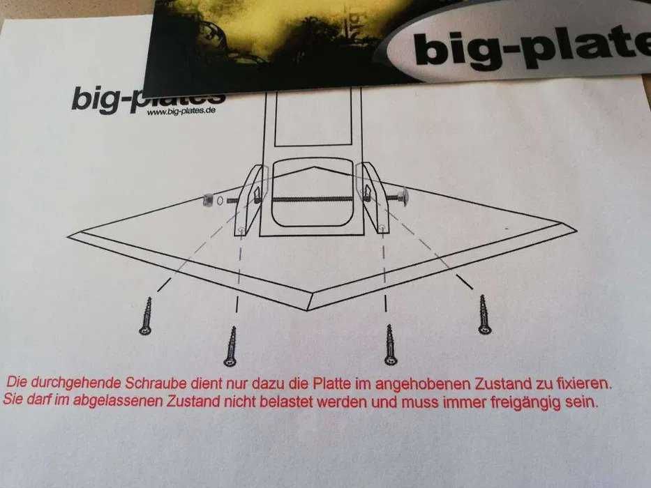 Big Plates talpi rulota set 4 bucati camping calare fixare