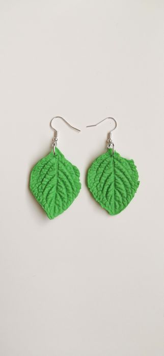 Обеци от полимерна глина - ръчно изработени