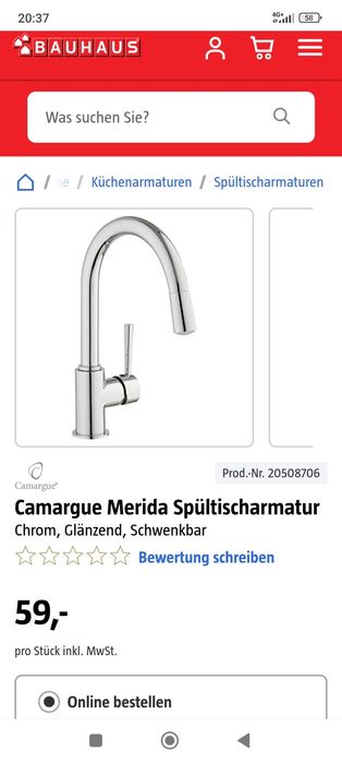 Vând baterie camargue noua și duș grohe