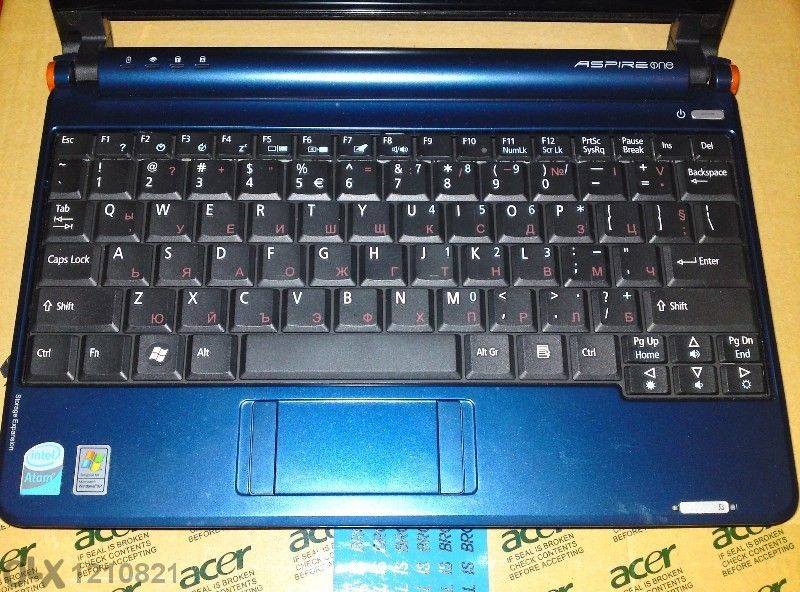 Acer Aspire One A150-bw Atom N270 1.6Ghz 1Gb 160Gb 8.9''