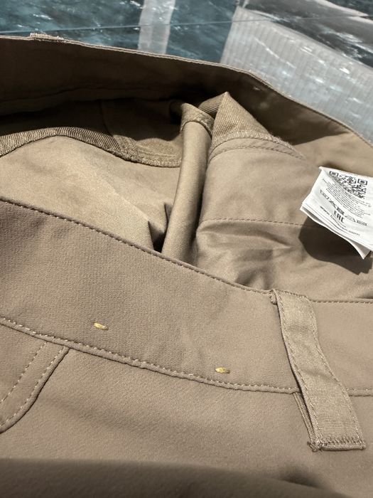 Fjallraven Womens Nikka Curved Trousers Suede Brown Size 46