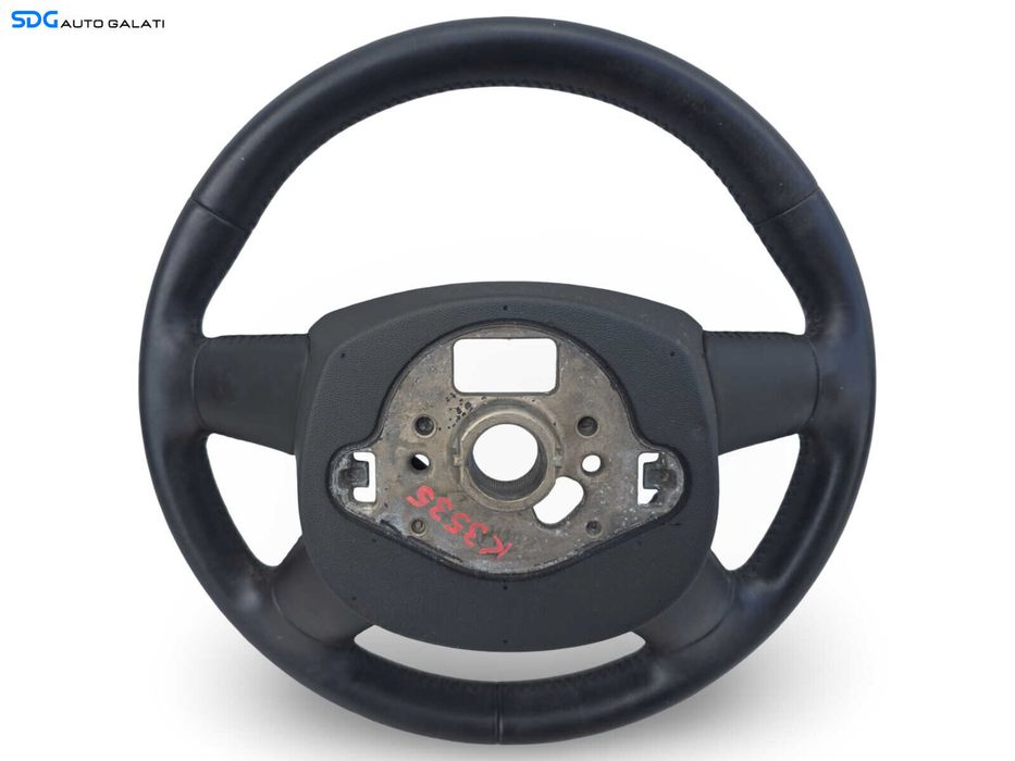 Volan Piele 4 Spite cu Comenzi FARA Airbag Audi A4 B8 B8.5 FL Facelift 2012 - 2015 Cod 4L0419091AC [K3535]