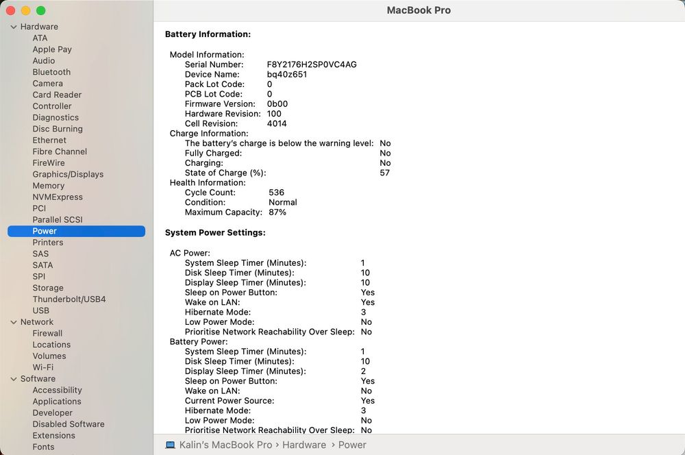 MacBook Pro 16 inch Apple M1 Pro 32 GB 2021 купуван 2022 512 GB