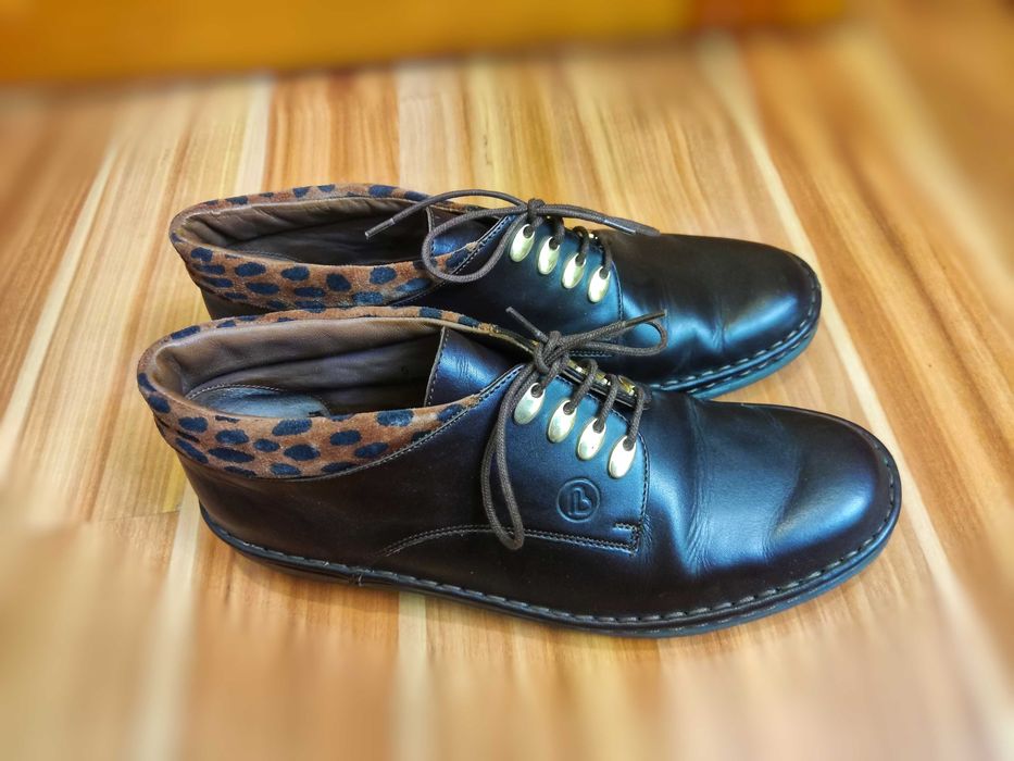 Женские немецкие ботинки Berkemann из натуральной кожи